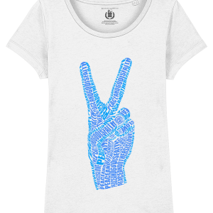T-shirt with peace symbol